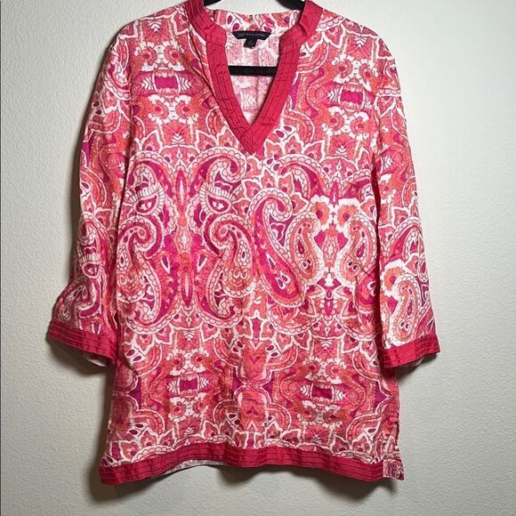 Brooks Brothers 346 Linen Tunic Shirt - Picture 1 of 5